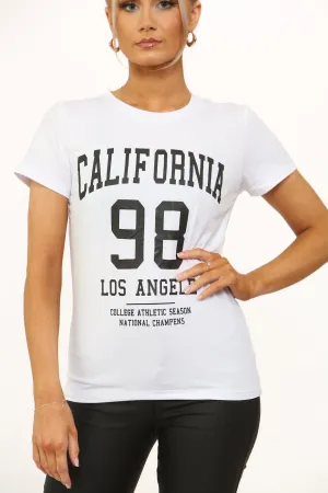 CALIFORNIA Slogan Tee