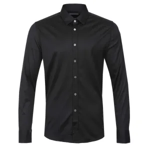 Canali Cotton Shirt in Black