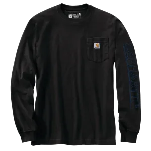 Carhartt Mens Loose Heavyweight Long Sleeve Pocket T-Shirt