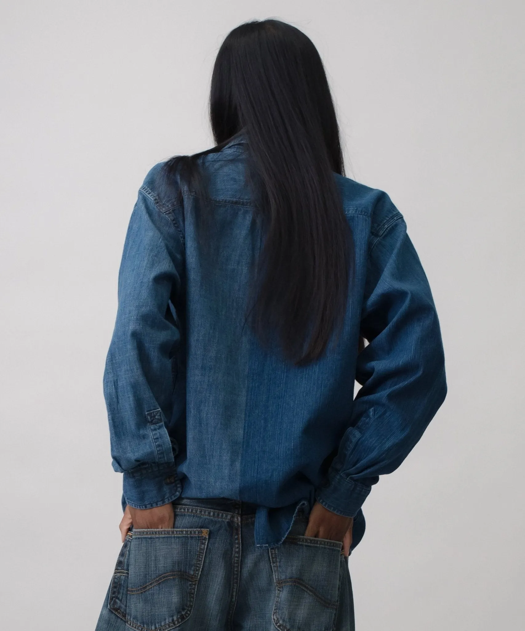 Classic Denim Shirt Dark Blue