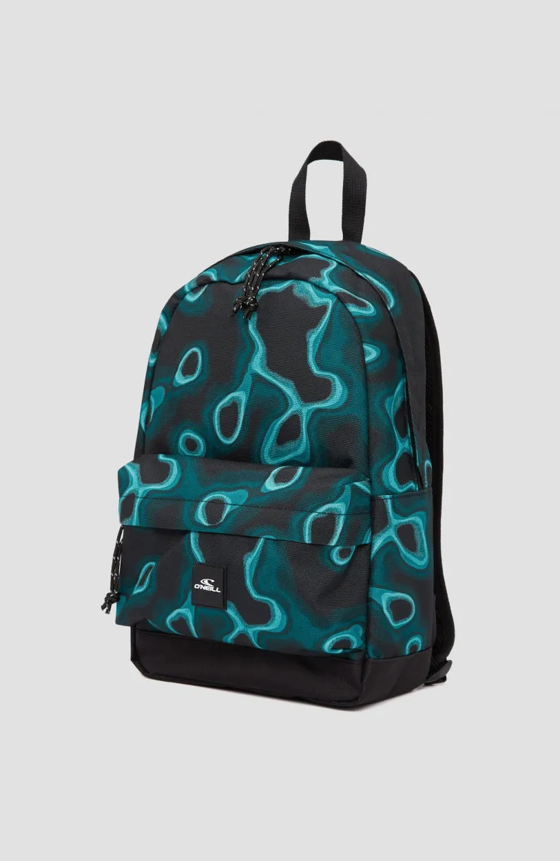 Coastline Mini Backpack | Blue Heat Map