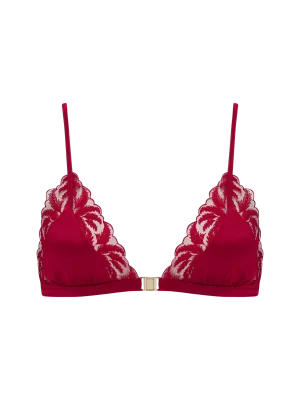 Coco de Mer Ravenna Triangle Bra in Ruby