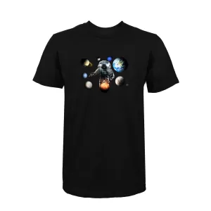 Dalix Planets Graphic T-Shirt