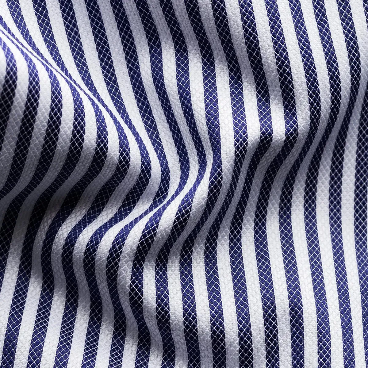 Dark Blue Bengal Stripe Contemporary Fit Shirt