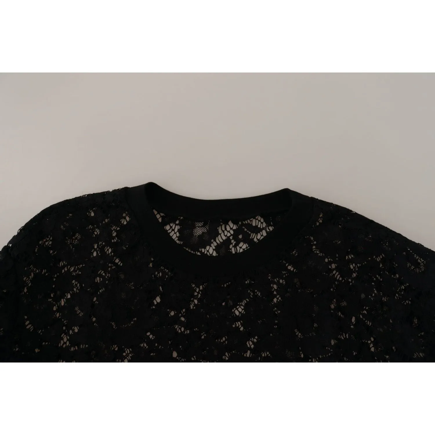 Dolce & Gabbana Elegant Black Long Sleeve Blouse Top