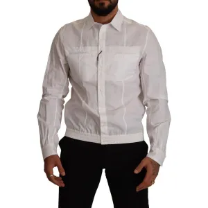 Dolce & Gabbana Elegant Italian White Cotton Shirt