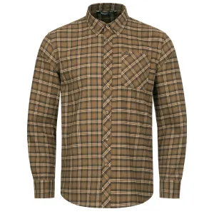 Edward Shirt - Beige/Brown Checked by Blaser