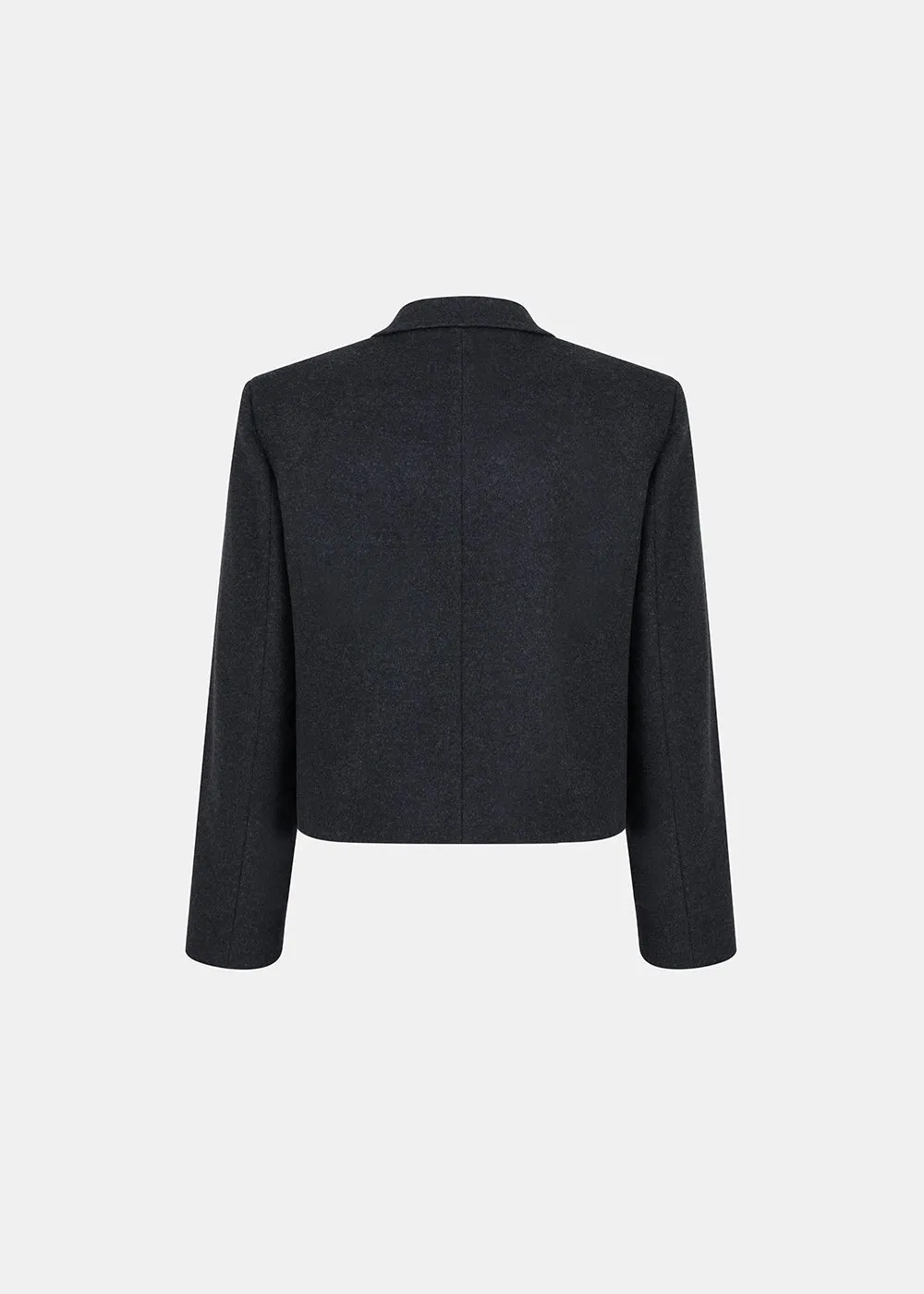 ELLIS WOOLEN JACKET GRAPHITE