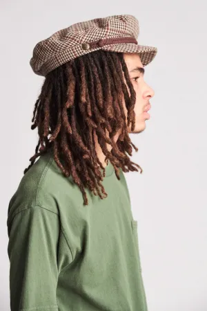 Fiddler Cap - Khaki/Brown/Cream