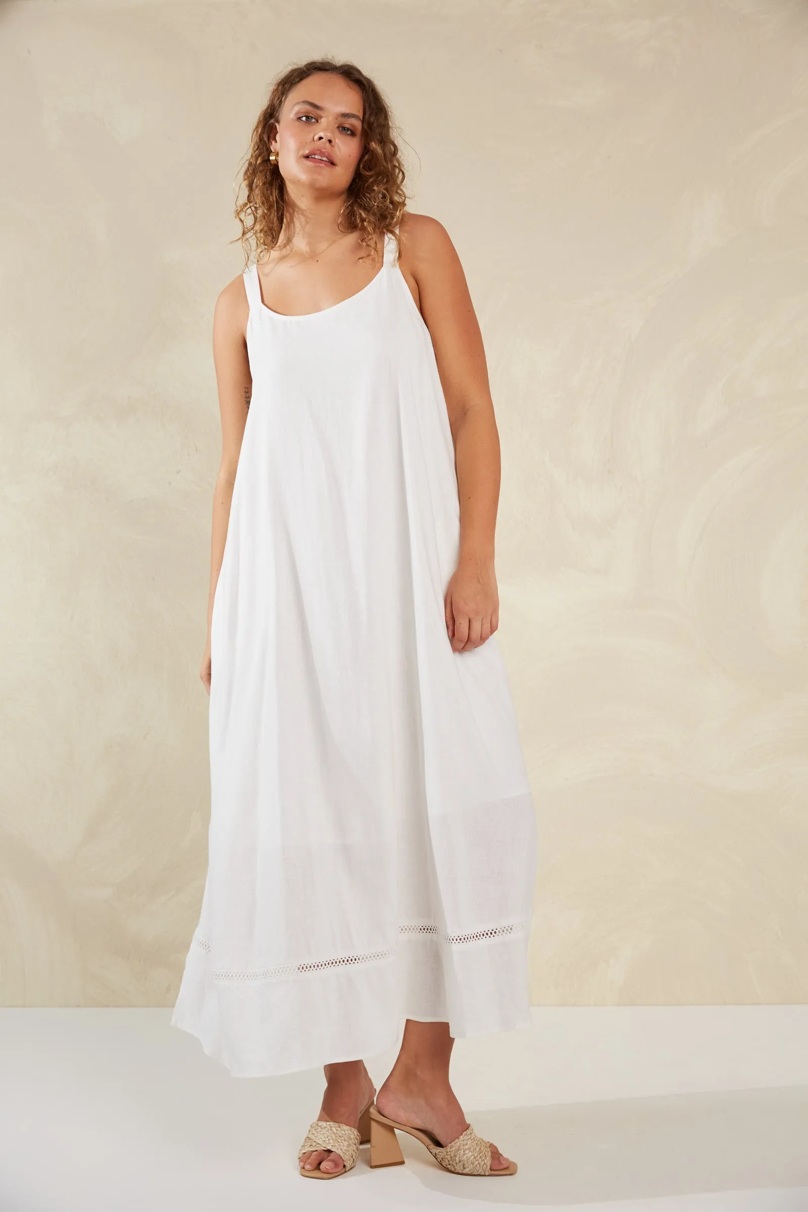 Florence Tank Maxi - Blanc White