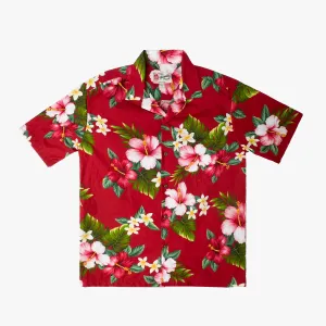 Hibiscus Plumeria Aloha Shirt