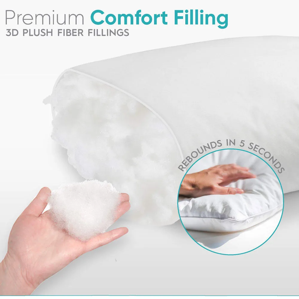 Hypoallergenic Breathable Cotton Hotel Pillows Set of 2