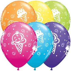 Ice Cream Treat Latex Balloon 11in