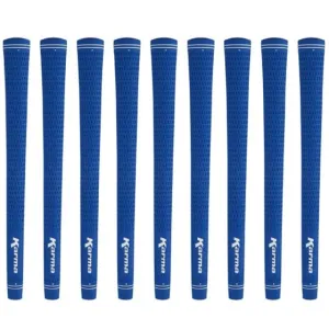 Karma Velour Blue Standard - 9 Piece Golf Grip Bundle