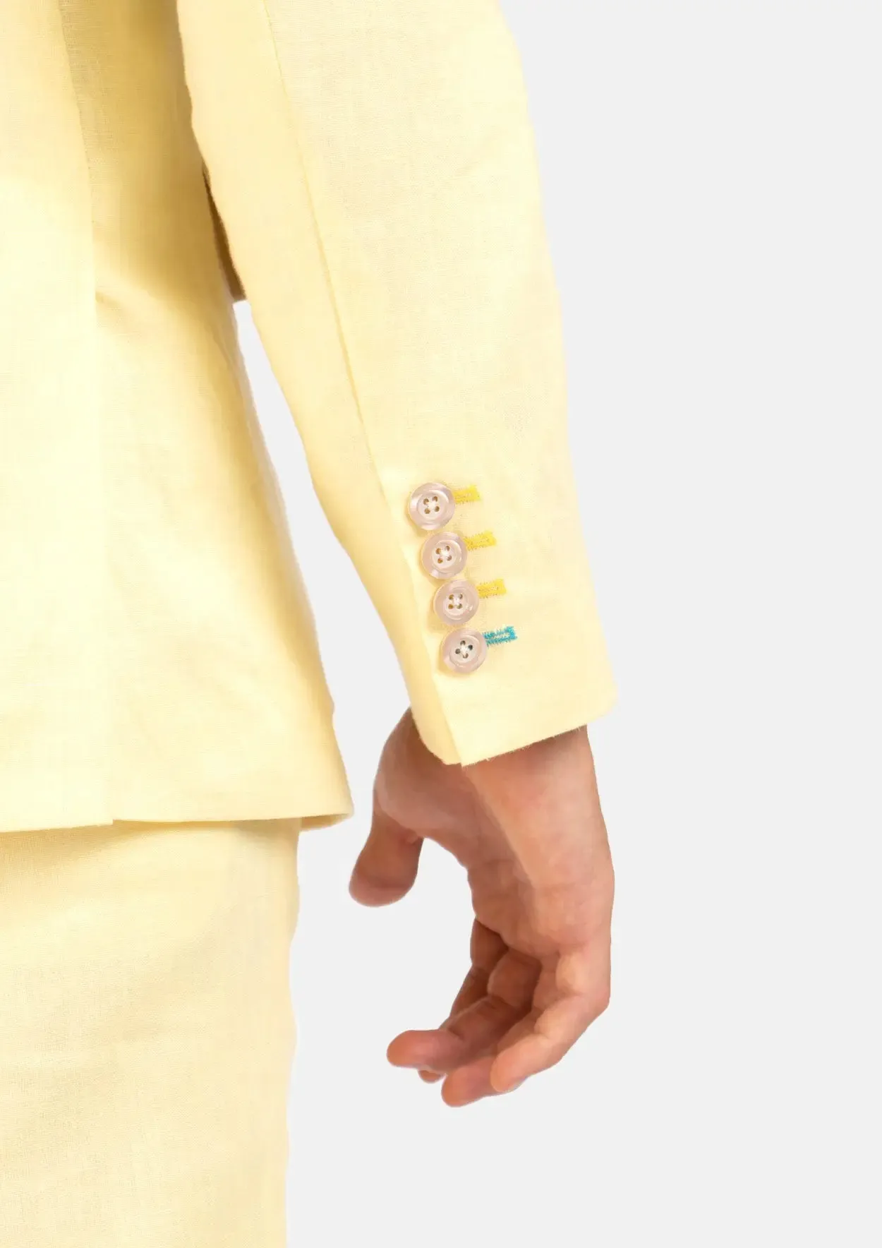 Liberty Light Yellow Linen Jacket