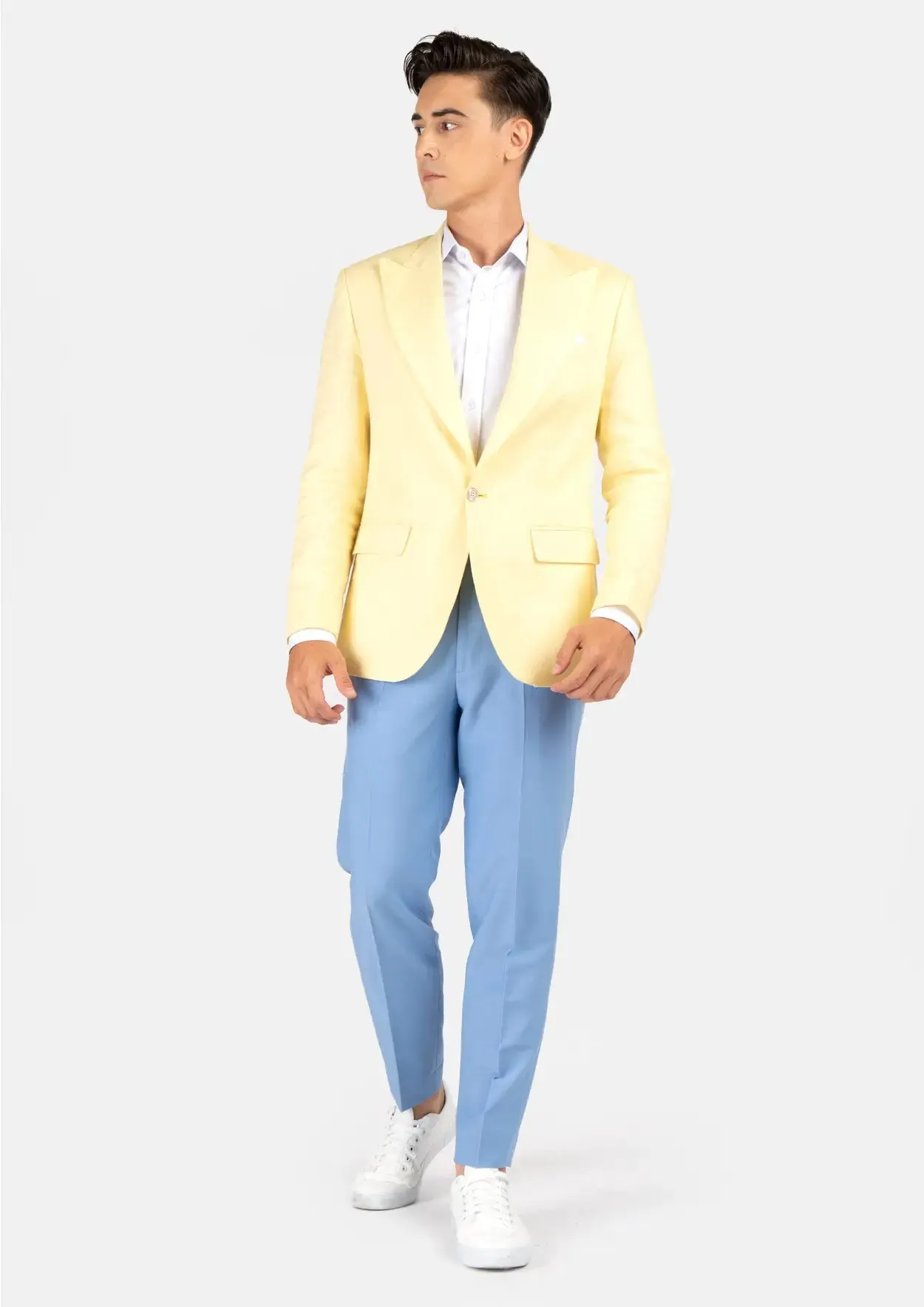 Liberty Light Yellow Linen Jacket