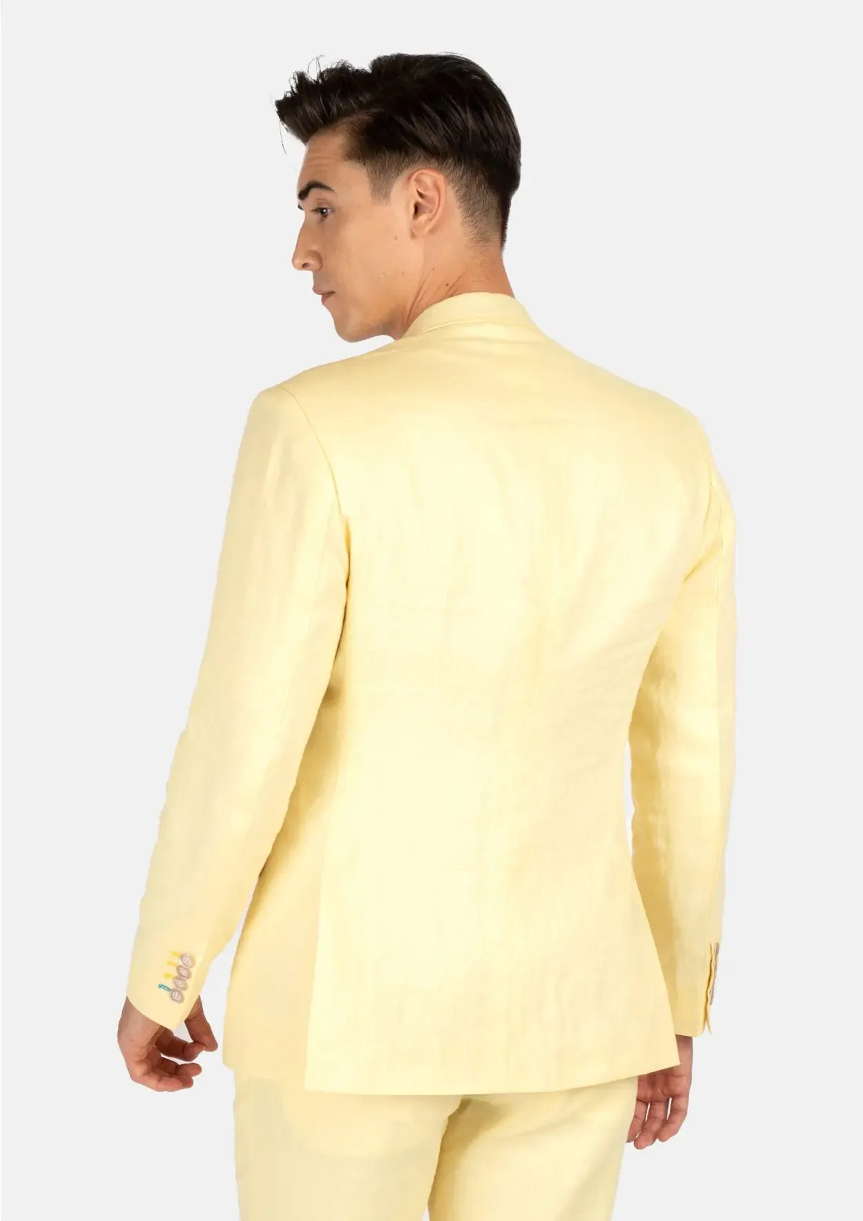 Liberty Light Yellow Linen Jacket