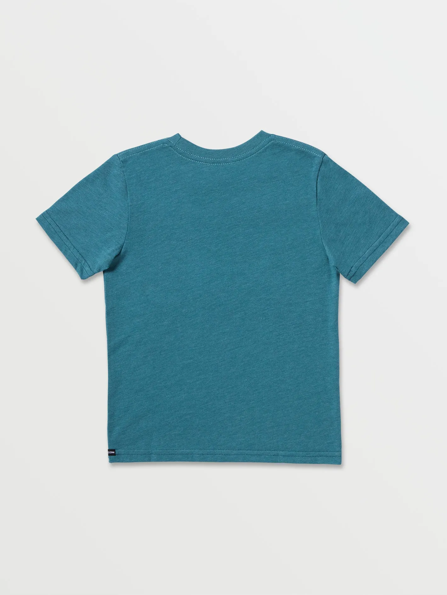 Little Boys Volcom Says Short Sleeve Tee - Mosaic Blue Heather