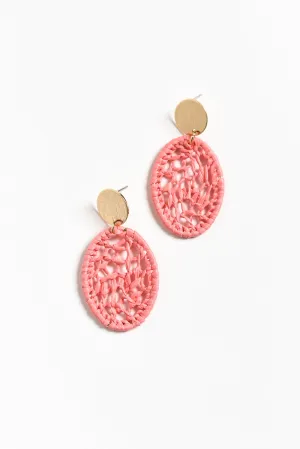 Maja Coral Web Earrings