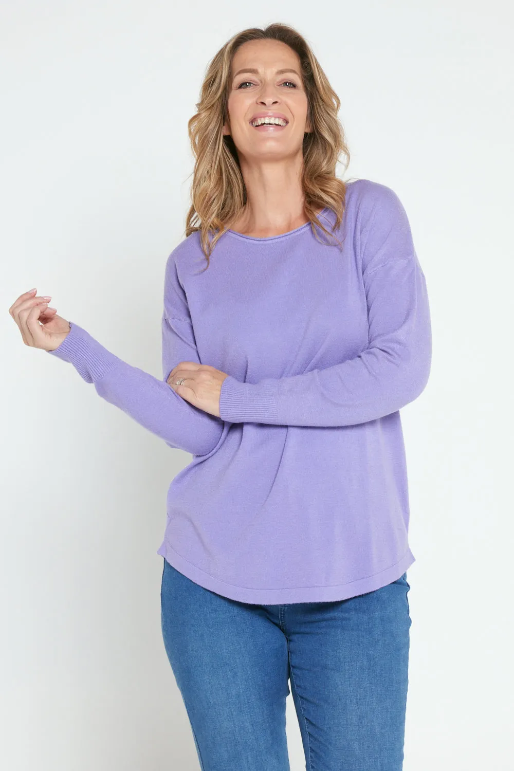 Nola Knit Jumper - Lavender