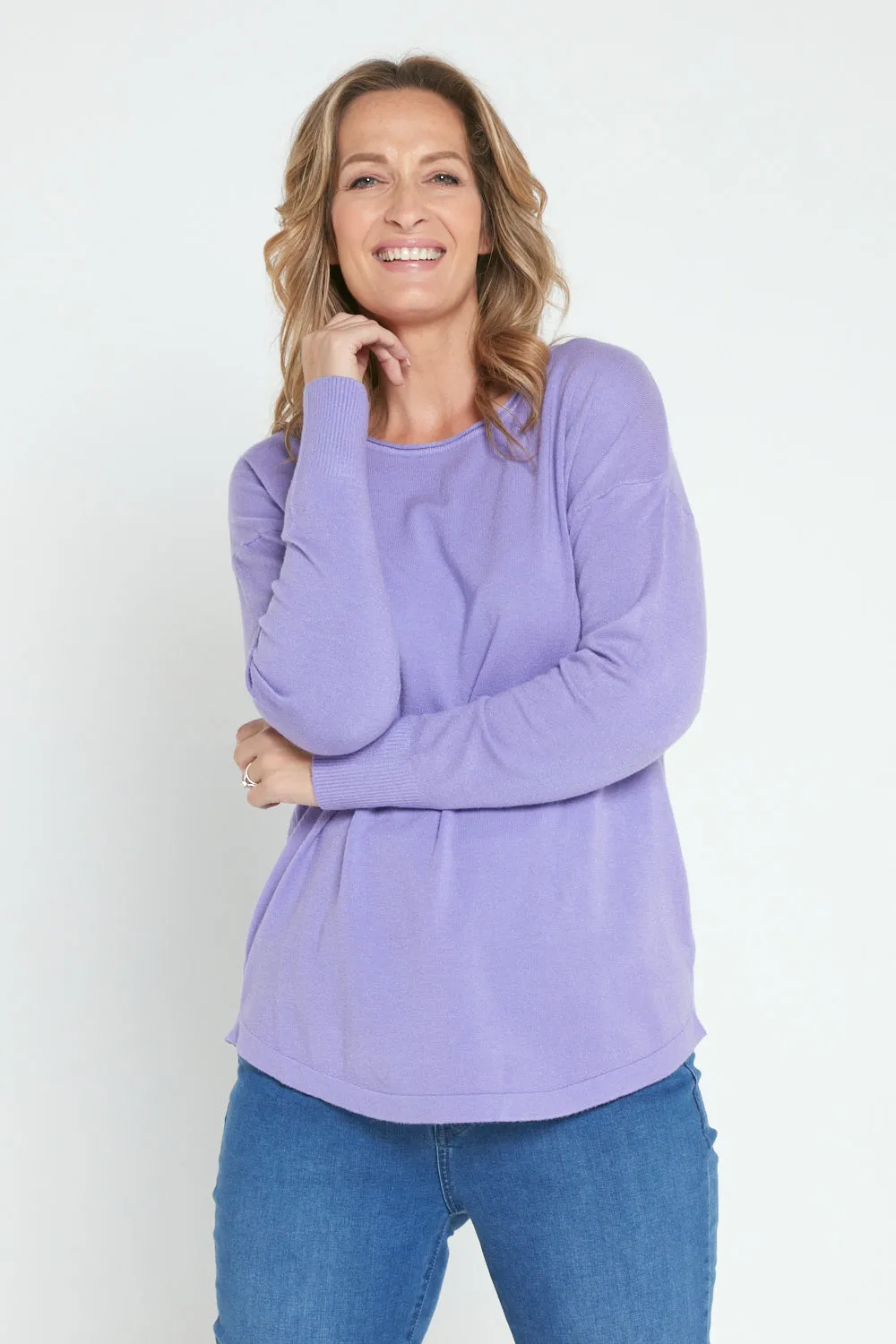 Nola Knit Jumper - Lavender