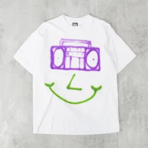 Obey Happy Boombox Tee - White