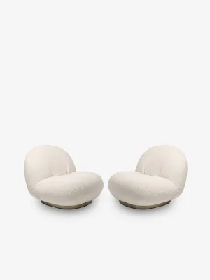 Pair Of Pierre Paulin Swivel Pacha Lounge Chair by Gubi