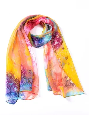 PASTEL MULTI COLOURED SHEER SCARF