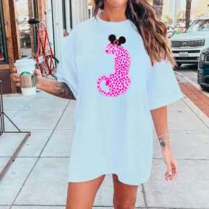 Pink Leopard Magical Ears Shirt