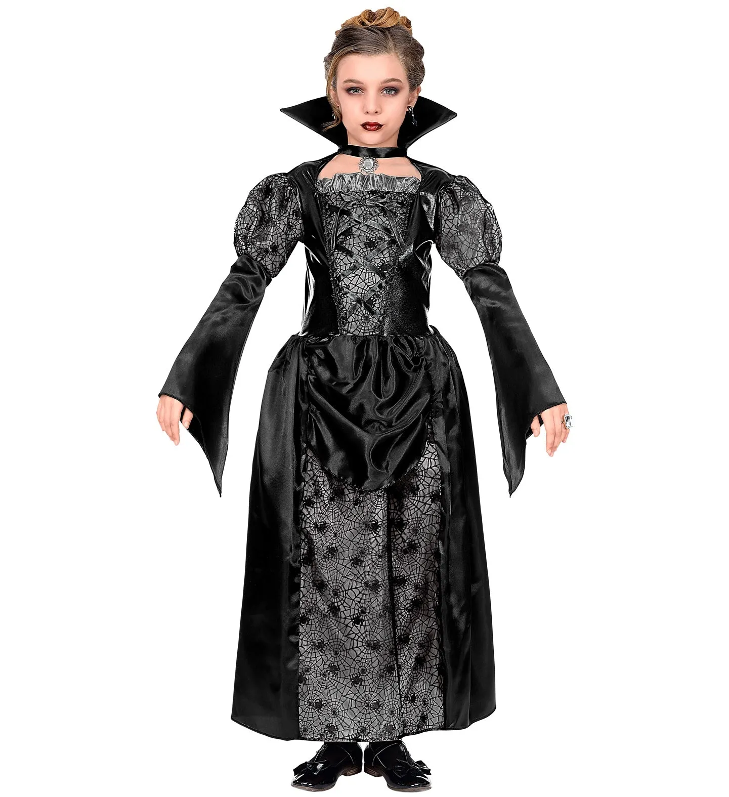 Regal Vampire Costume Girl's Black