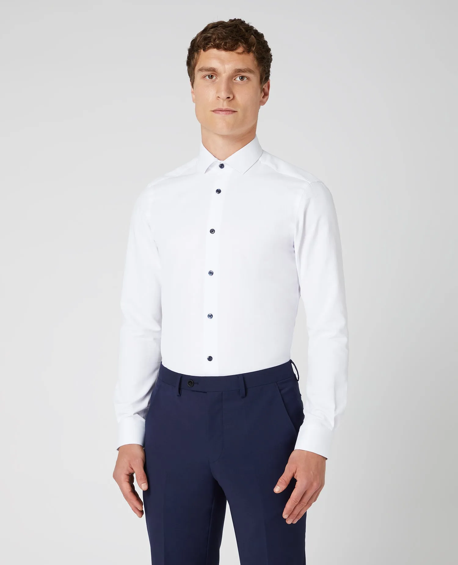 Slim Fit Cotton-Blend Shirt