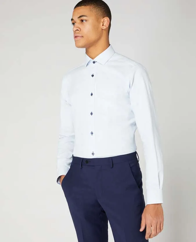 Slim Fit Cotton-Blend Stretch Shirt