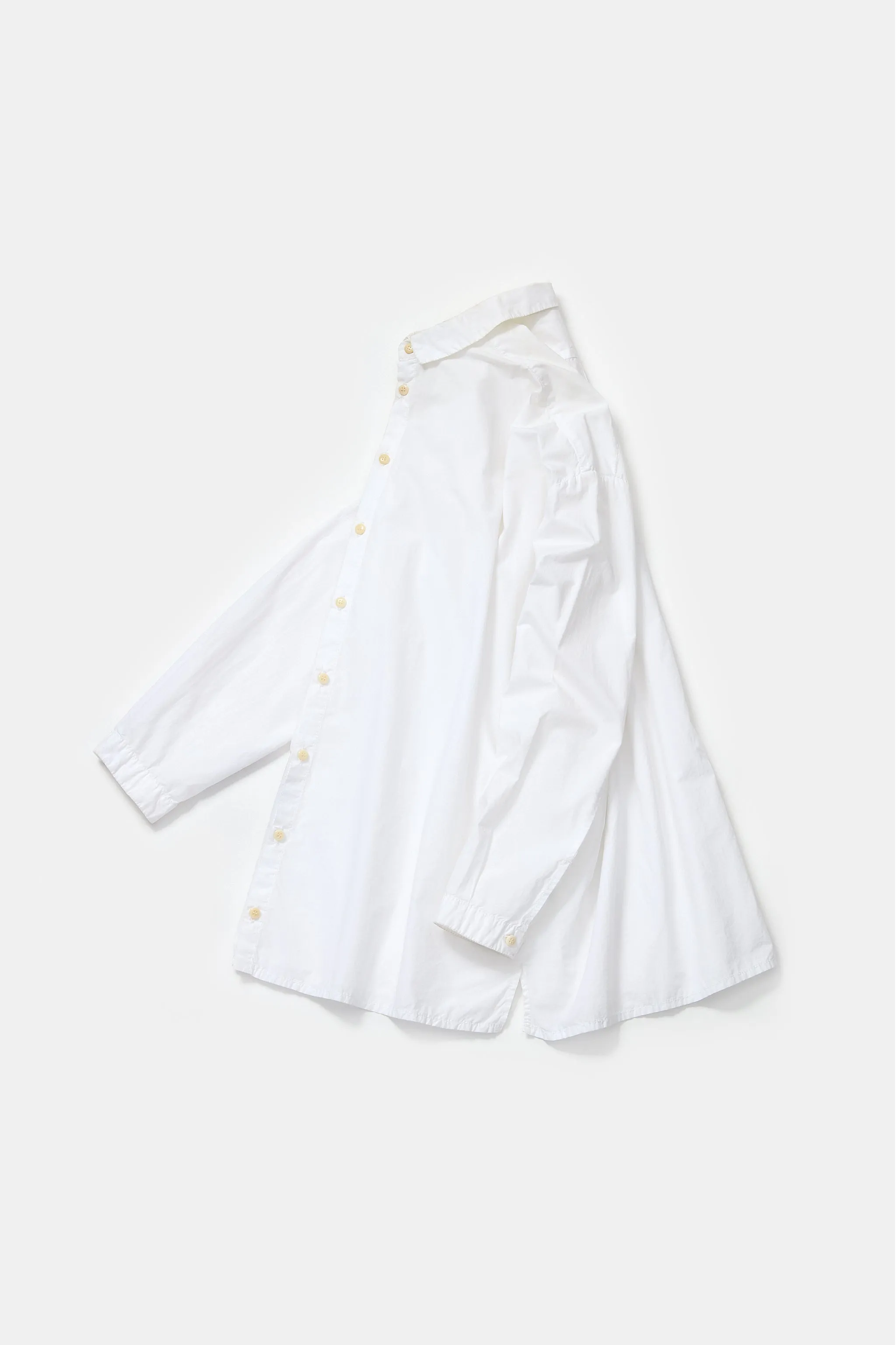 THE DRAUGHTSMAN SHIRT / POPLIN CHALK