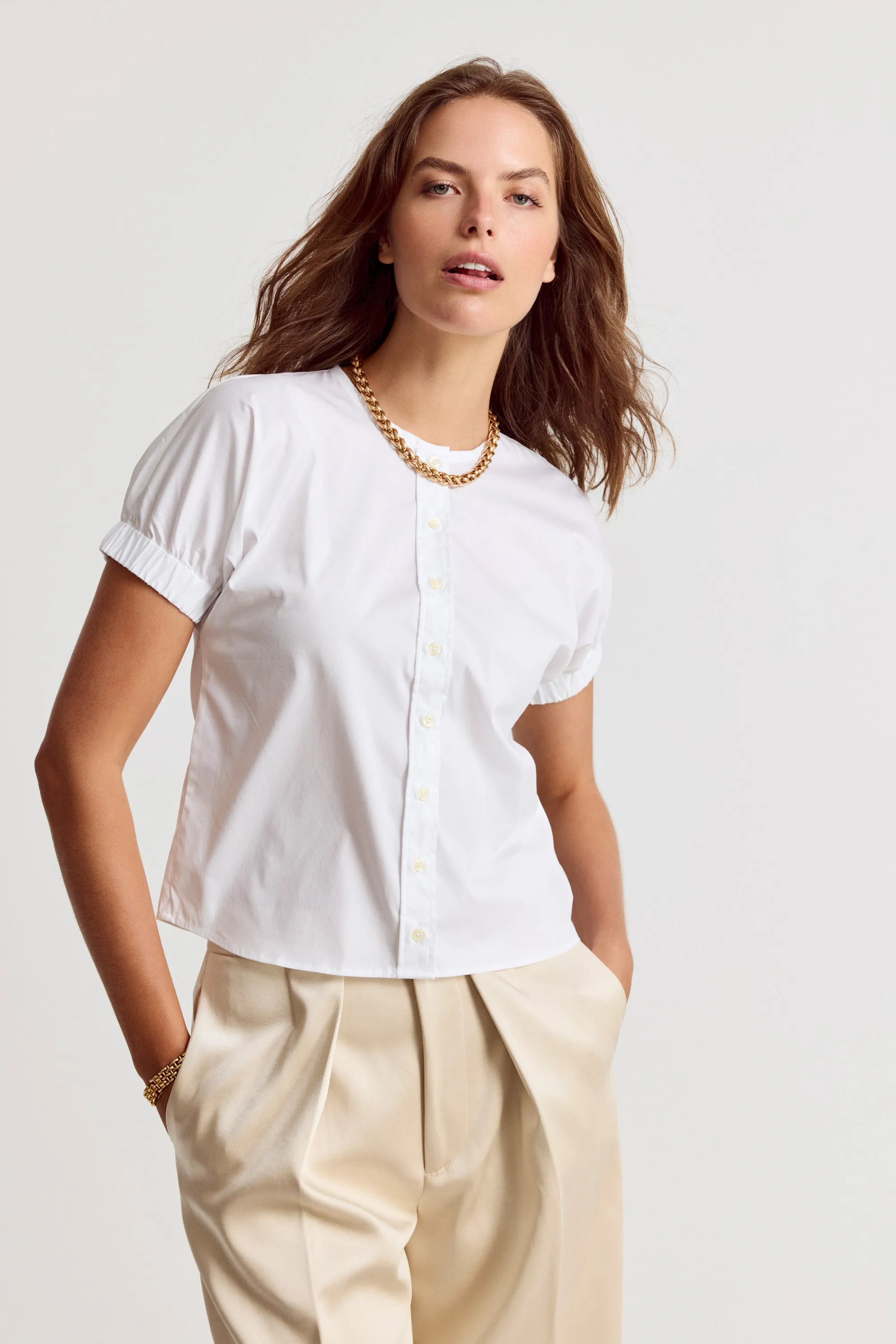 The Short Sleeve Elastic Arm Shirt