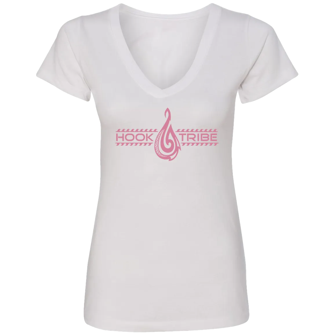 Women's Leaping Dolphin V-Neck Tee